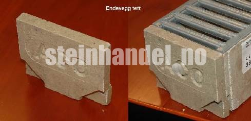 ACO Self Euroline Endevegg tett