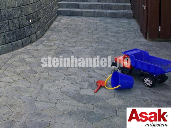 Asak Herregrdsstein Kvadrat Grmix 