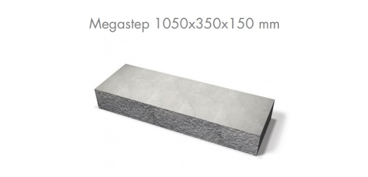 Benders Megastep 105x35x15 Grå
