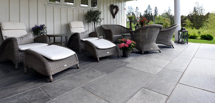 Skiferflis M�rk Oppdal 40cm, 10-20mm