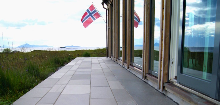 Skiferflis Lys Oppdal 20cm, 20-30mm