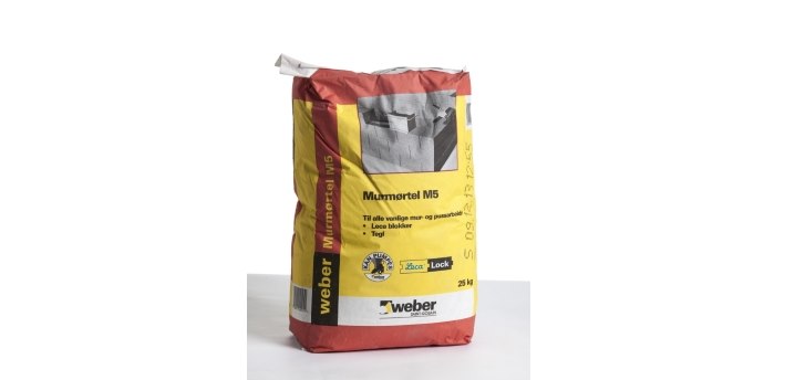 Weber Murmørtel M5 1200 KG, 670L