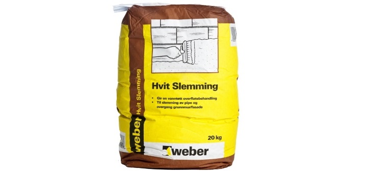 Weber Hvit Slemming - 20 kg sekk