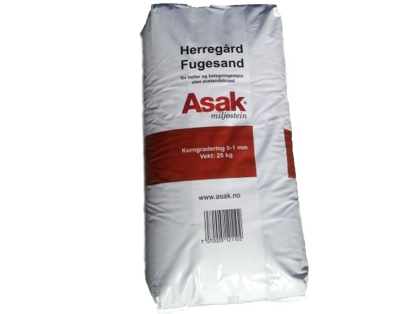 Asak Fugesand 0-1mm 25kg sekk