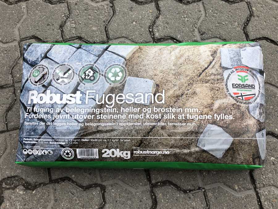 Fugesand 20 kg sekk