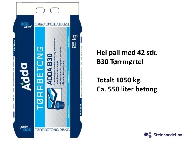 B30 Trrbetong 1050 KG, 550L