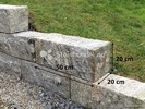 Granitt Murblokk 20x20x50 Indisk1